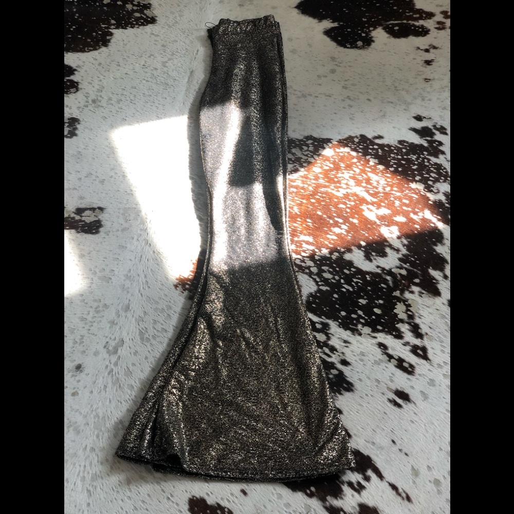 Nasty gal gold sparkle pants